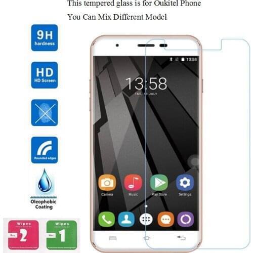 10 PCS Premium Tempered Glass Screen Guard Film For Oukitel WP5 WP6 WP7 WP8 Pro WP9 WP10 WP12 Y1000 Y4800 Bison
