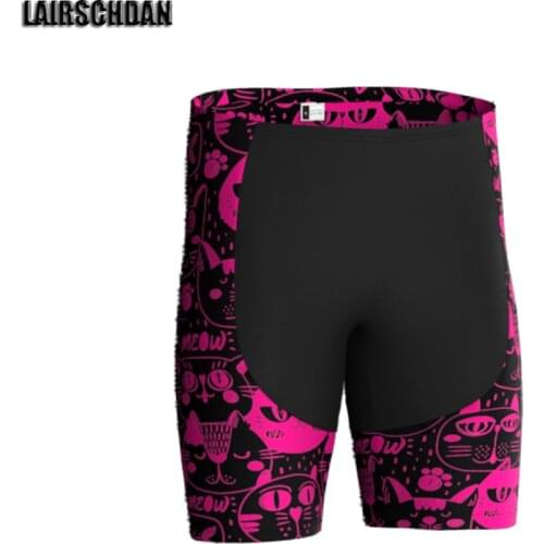 LairschDan 2021 pink women cycling shorts bicycle team sweatpants triathlon bike shorts breathable 9d gel pads fiets broek dames