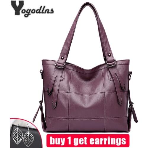 Winter PU Leather Zipper Luxury Handbags and Purse 2021 Women Large Capacity Designer Shoulder Crossbody Bags Bolsa Feminina Sac