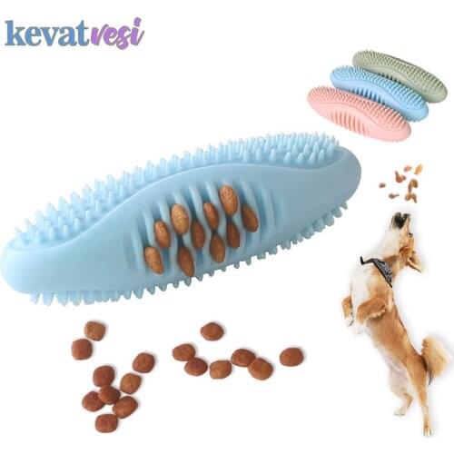 Dog Toothbrush TPR Dog Chew Toy Dog Teeth Cleaning Training Toys Interactive Toy Small Medium Dogs Chihuahua Pet Supplies