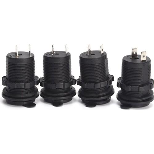 1pc Cigarette Lighter Socket 12V Waterproof Car Boat Motorcycle Cigarette Lighter Sockets Power Plug Outlet