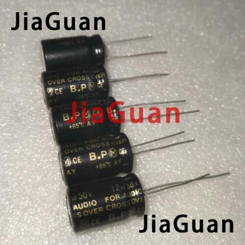 10pcs NEW Matsushita FOR AUDIO 50V12UF 12.5X20MM Audio electrolytic capacitor non-polar 12uF/50V BP AY CROSSOVER 12UF 50V