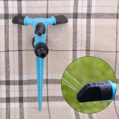 360° Rotating Automatic Garden Irrigation Water Sprinkler Hose Nozzle Courtyard Farmland