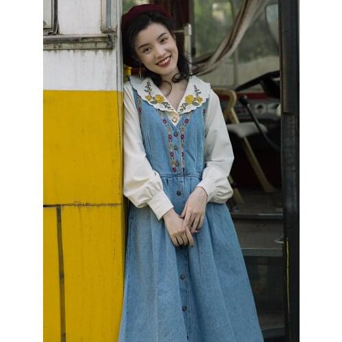 Adorebeauty Fashion Denim Dresses