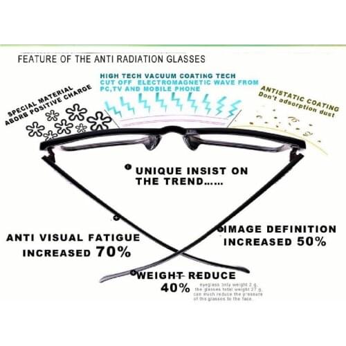 Free shiping manufacture anti radiation glasses for computer mobile phone and TV ,10pcs/ lot