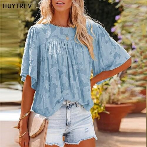 Huytrev Lace Blouses