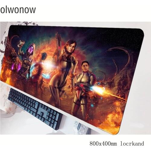 Mass effect mousepad gamer Christmas gifts 800x400x3mm gaming mouse pad Colourful notebook pc laptop padmouse ergonomic mat