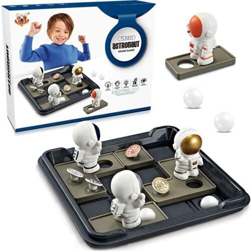 Space Astronaut Chess Board Puzzle Toys For Children Interactive Competition Logical Reasoning Training Fun Board Game Toys