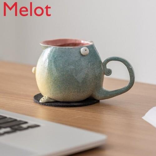 Little Series Jingdezhen Ceramic Mug Creative Personalized Coffee Cup Couples Cups