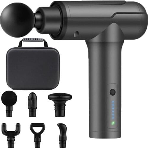 Syeosye Massage Gun Electric Neck Massager Smart Hit Fascial Gun For Body Massage Relaxation Fitness Muscle Pain Relief