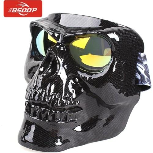 Motorcycle Skull Mask Windproof Dustproof Helmet Mask Knight Equipment Goggles For Yamaha For kawasaki for Honda for Suzuki