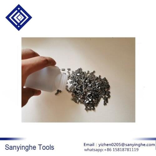 Non-standard customization YD high hardness carbide sawtooth blades Tungsten steel sawtooth inserts for Steel cutting