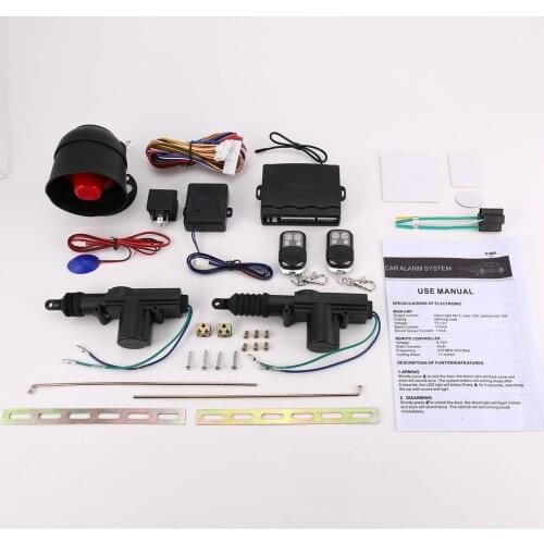 New Universal Car Alarm Remote Control Security System 2 Door Central Door Lock Locking Kit Set Keyless Entry System