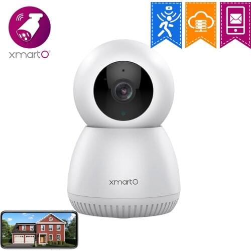 XMARTO 2K HD 1296/1080P Wireless Security Camera with Auto Tracking, PTZ Rotation, 2-Way Audio, Motion Detection Functions