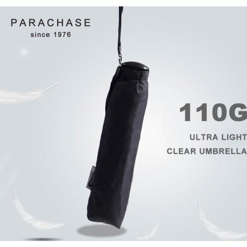 Parachase Folding Umbrella Rain Women Men Ultralight Portable Travel Japanese Umbrella Windproof 6K Mini Clear Umbrella Paraguas