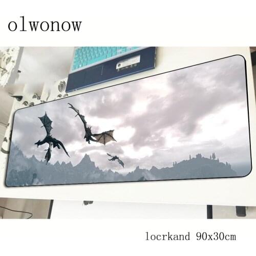 Skyrim mouse pad 900x300x3mm cool new mousepads best gaming mousepad gamer Adorable personalized mouse pads keyboard pc pad