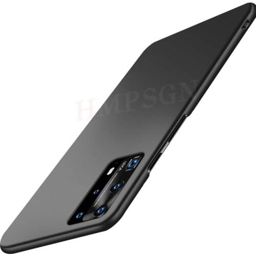 Ultra Thin Matte Case For Huawei P20 P30 P40 Pro Case P40 P30 P10 Lite Hard Back Cover For Honor 9 10 Lite Case Fundas