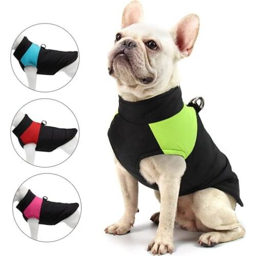 Waterproof Pet Dog Clothes Winter Warm Padded Coat Pet Jacket For Small Large Dogs Snow Gift Puppy Dog Thick Vest French Bulldog