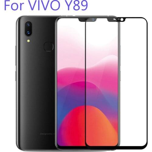 2PCS Tempered Glass For vivo X89 X 89 New Full Glue cover edge 6D Screen Protector Protective glass For vivoX89