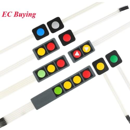 1 2 3 4 Key Button Membrane Switch Matrix Array Keyboard Keypad Control Panel Pad DIY Kit For Arduino