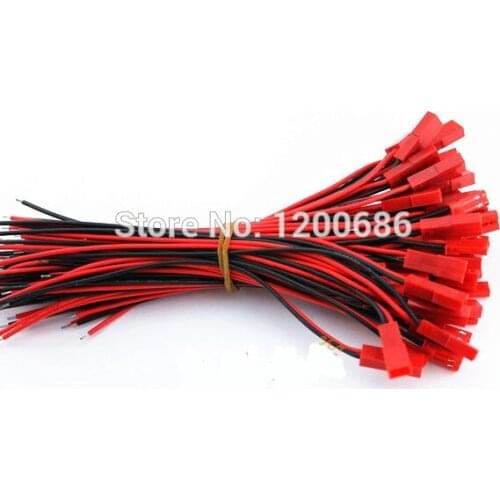 10 pairs 100mm JST cable 2 pin connector plug lead wire For RC Lipo battery discharge Board line Male & Female