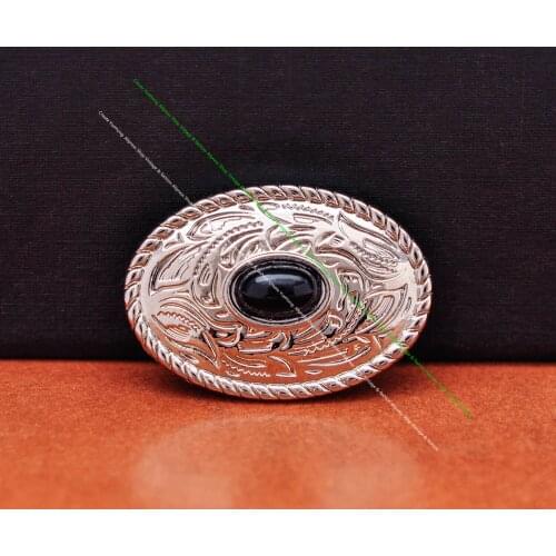 10X 35X24MM Western Silver Black Turquoise Rope Side Carved Prairie Dust Leathercraft Accessories Halter Bridle Belt Concho