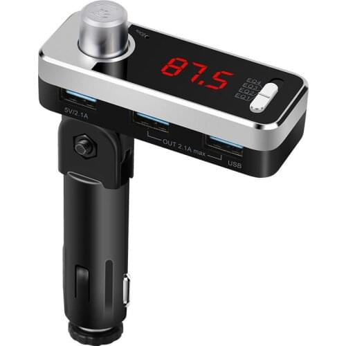 Adeeing Car Charger FM Transmitter MP3 Music Player Wireless Bluetooth Car Player with Hand-free Calling For BMW VW Golf Passat
