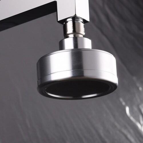 High Flow Shower Head - The 4 Inch Wall Mount Bathroom Showerhead Nozzle For Low Water Pressure Showers