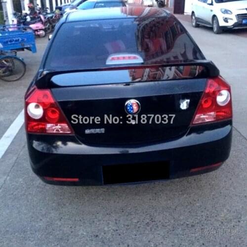 For Geely MK 2010-2013 High quality ABS Plastic Rear Roof Spoiler Wing Trunk Lip Boot Cover Car Styling