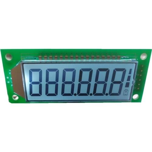Taidacent BP Monitor Digital LCD Screen Blue Green White Color Backlight Option 6 Digit LCD HT1621 Segment LCD Display