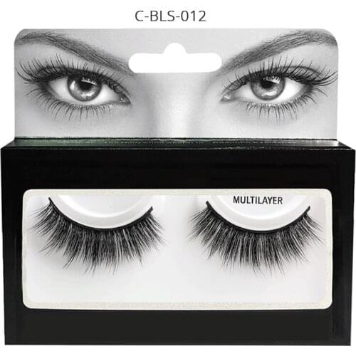 Cursavela Natural Long 3D Faux Mink Eyelashes Makeup Beauty Party Silk False Eyelashes Extension Perfect Package Lashes Vendor