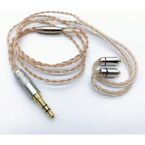 Diy short Bluetooth-compatible wire 7n single crystal copper 45cm short cable mmcx/0.78mm/A2DC/IM50/IE80