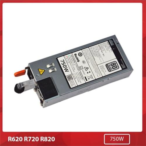 For DELL R620 R720 R820 Server Power 750W DPS-750 079RDR 05NF18 E750E-SO 100% Test Before Delivery