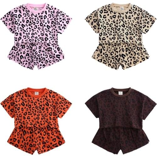 Girls Summer Clothes Striped Toddler Girl Clothes Top Kids Clothing Suit Cotton Short Sleeve Tshirt+Shorts 2 Piece Child Costume