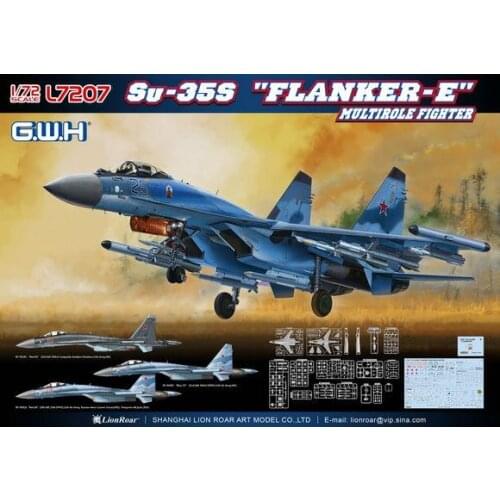 Great Wall Hobby L7207 Su-35S FLANKER-E MULTIROLE FIGHTER MODEL KIT 2020