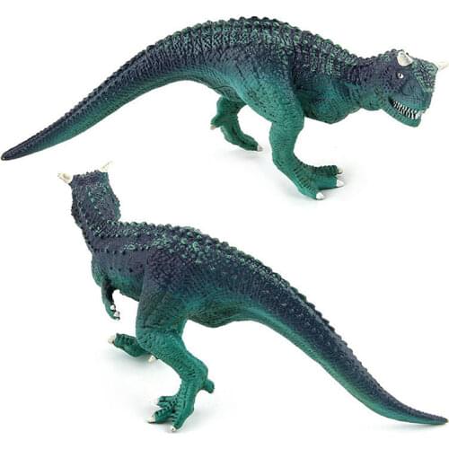 Simulation Jurassic Carnotaurus Dinosaur Action Figures Classic Dinosaur Model Toys PVC 14.5cm Gift For Boys Mobile Phone Straps