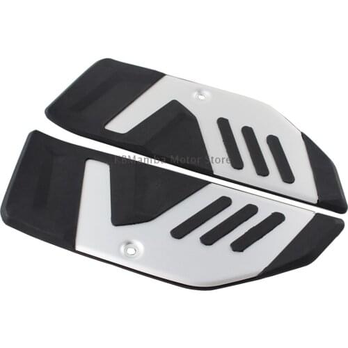 Motorcycle Footboard Steps Motorbike Rear Foot Footrest Pegs Plate Pads For Yamaha TMAX T-max 530 2017-2018