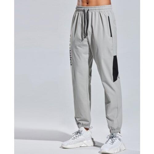 Mens Autumn Winter Trainning Sports Pants Skinny Version Fitness Running Trousers Spandex Workout Pants Sweatpants With Pockets