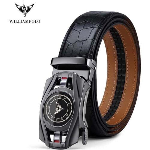 Belt Mens Leather Automatic Buckle Fashion Business Belt Pure Leather For Young And Middle-aged Leisure Trend Belt
