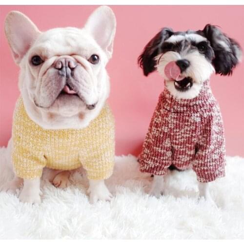 New Dog Clothes for Small Dogs Winter Autumn Sweater for French Bulldog Chihuahua Coat for Puppy Yorkshire Jacket Pet Costume