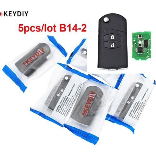 5PCS/LOT, KEYDIY Original Universal B Series Remote Control B14-2 KD900K/D900+/URG200/KD-X2 Key Programmer M Style