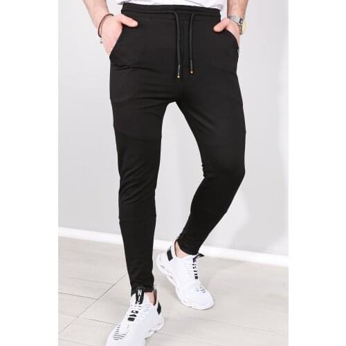 Delpino Dar Kesim Bağcıklı Jogger Pantolon