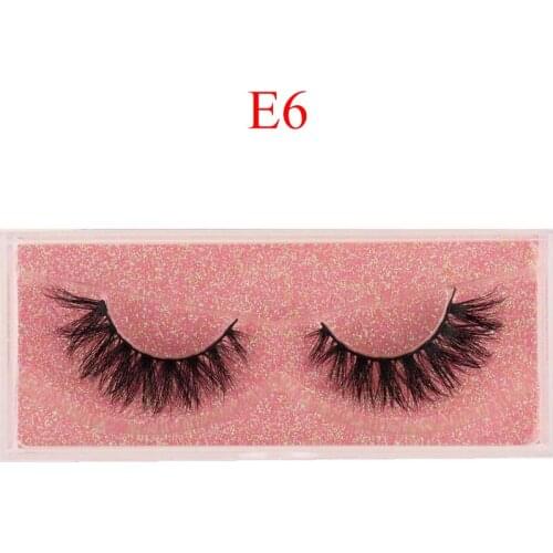 Eyelashes natural handmade lashes Full Strip Lashes Soft False Eyelashes Makeup Cruelty free sexy 3D Mink Lashes E02 DOCOCER