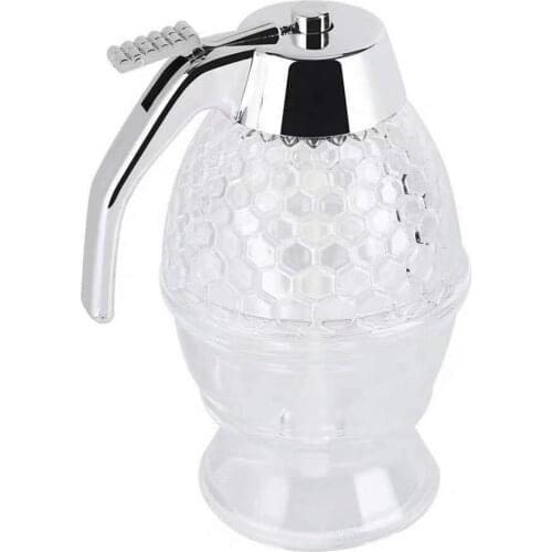 Juice Syrup Honey Jar Container Bee Drip Dispenser Kettle Storage Pot Stand Holder Cup Kitchen Accessories Squeeze Bottle #9
