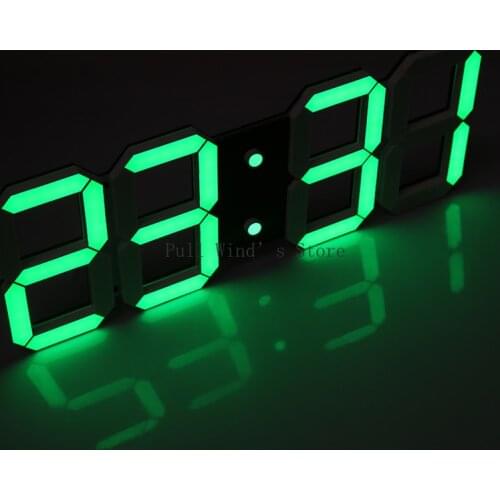 Super large size digital electronic wall clock Modern fashion LED electronic clock Living Room usb clocks