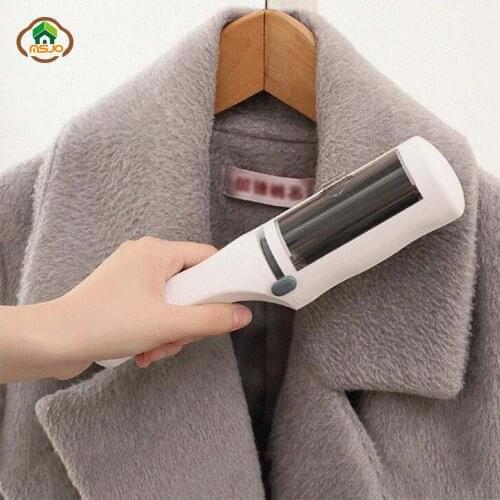 MSJO Lint Remover For Clothing Portable Coat Suit Clean Brush Pet Hair Fur Dust Remove Clothes Roller Spool Machine From Pellets