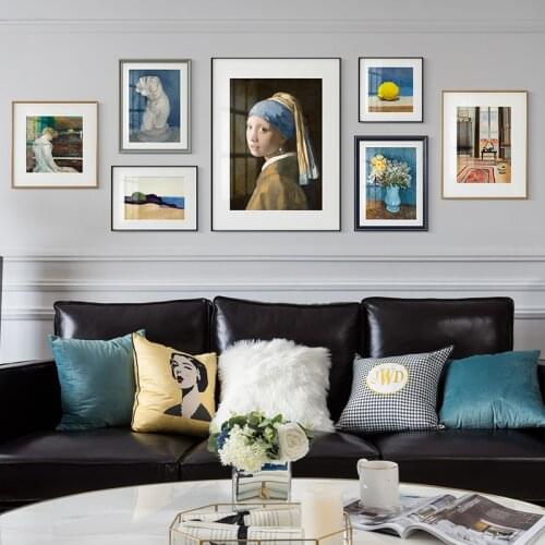 Vintage Einar Jolin Johannes Vermeer Classic Oil Painting On Canvas Prints Poster Wall Art Picture Living Room Home Decortion