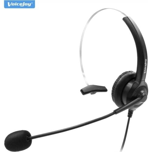 VoiceJoy Headset RJ9/RJ10 with microphone For AVAYA 1603 1608 1616 9608 9610 9620 9640 9650 Phone Yealink T21 T22 T26 T28, etc