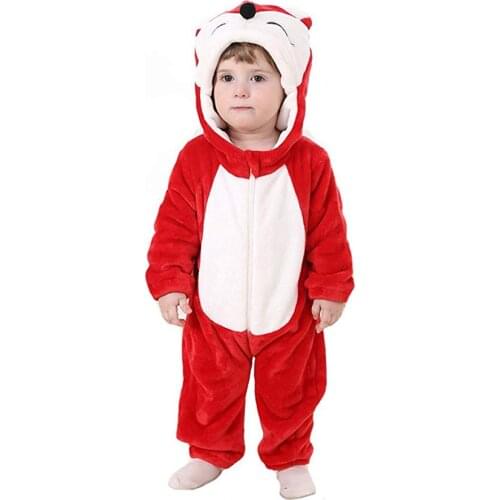 Wonder Garden Infant Baby Animal Red Fox Costume Onesie Jumpsuit Halloween Party Cosplay Costumes Christmas Purim Holiday outfit