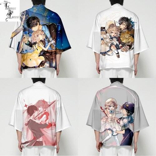 Harajuku Invented Inference 3D Printing Japanese Kimono Haori Yukata Cosplay Women/Men Summer Casual Cool Short Sleeve Cardigan